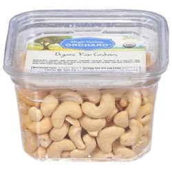 Lehi Valley Organic Raw Cashews - 9.4 Oz