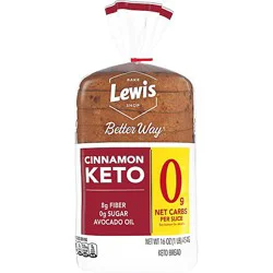 Lewis Bake Shop Healthy Life Cinnamon Keto Bread - 16 Oz