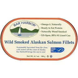 Bar Har Wild Smk Ak Salmon Fillet - 6.7 Oz
