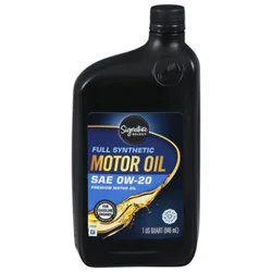 Signature Select Motor Oil Full Synthetic Sae 0w-20 - 1 Qt