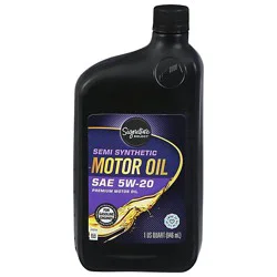 Signature Select Motor Oil Semi Synthetic Sae 5w-20 - 1 Qt