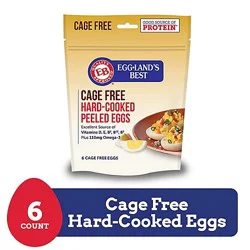Eggland's Best Cage Free Hard Cooked Eggs - 6 Count