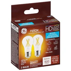 Ge 60w Led Relax Clear - 2 Ct