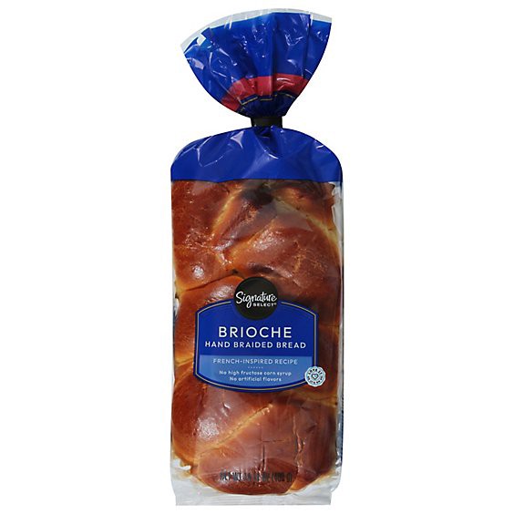 slide 1 of 1, Signature Select Hand Braided Brioche Bread - 14.11 Oz, 14.11 oz