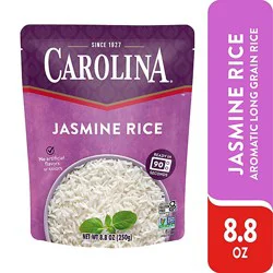 Carolina White Jasmine Rice Ready To Heat In Pouch - 8.8 Oz