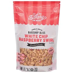 Bkry On Main Grnla Wht Chip Rspbry Swirl - 11 Oz