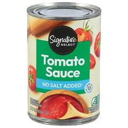 Signature Select No Salt Added Tomato Sauce - 15 Oz