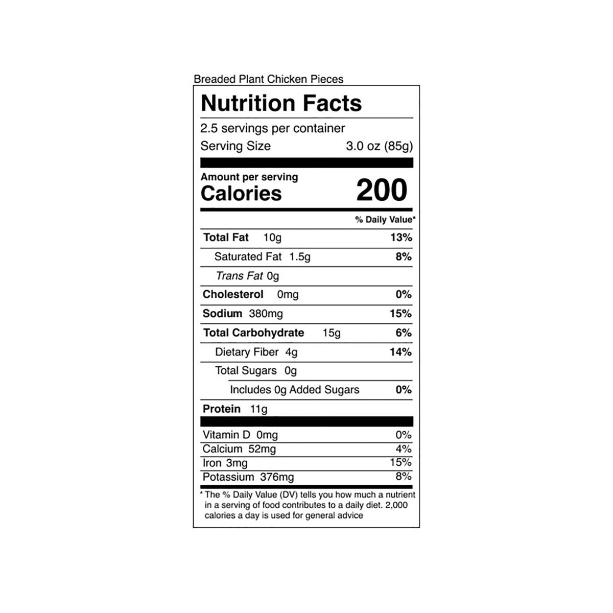 slide 4 of 5, Daring Original Breaded Pieces Plant Based Chicken - 8 Oz, 8 oz