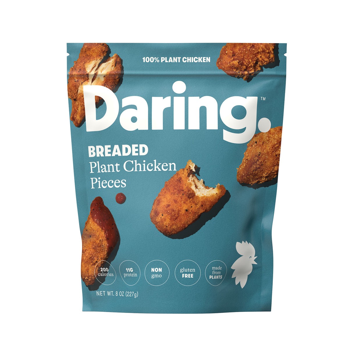 slide 2 of 5, Daring Original Breaded Pieces Plant Based Chicken - 8 Oz, 8 oz