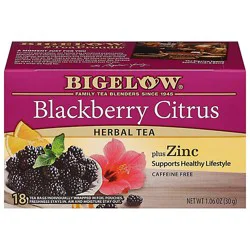 Bigelow Blackberry Citrus Tea Plus Zinc - 0.95 Oz