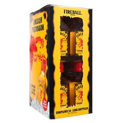 Fireball Cinnamon Whisky Window Box 66 Proof - 20-50 Ml