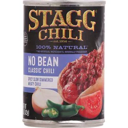 Stagg Natural Beef Chili No Beans - 15 Oz