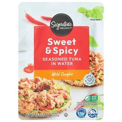 Signature Select Sweet And Spicy Tuna In Water Pouch - 2.6 Oz