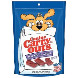 Canine Carry Outs Bacon Flavor Dog Treats - 4.5 Oz