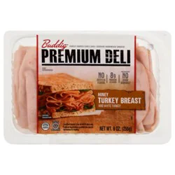 Buddig Deli Honey Roast Turkey Tray - 9 Oz