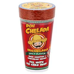 Don Chelada Michelada Cup Spicy Red - 24 Oz