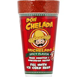 Don Chelada Michelada Cup Spicy Red - 24 Oz