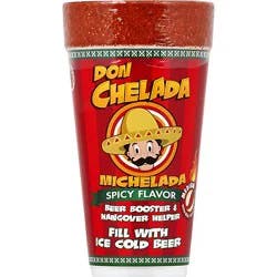 Don Chelada Michelada Cup Spicy Red - 24 Oz