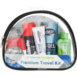 Handy Solutions Premium Mens Travel Kit 9 Count - Each