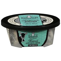 Kingston Heritage Goat Blue Cheese Crumbled - 4 Oz