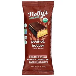 Nellys Organics Peanut Butter Bar - 1.6 Oz