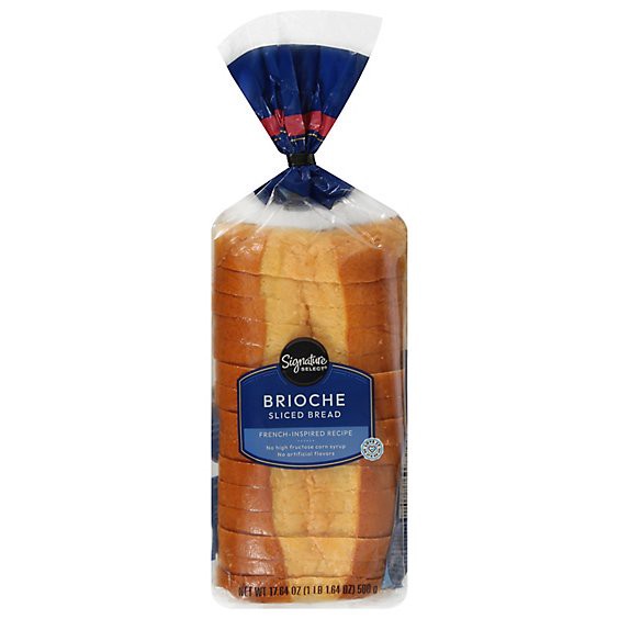 slide 1 of 1, Signature Select Sliced Brioche Bread - 17.64 Oz, 17.64 oz