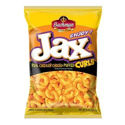 Bachman Jax Cheddar Cheese Puffed Curls - 9 Oz