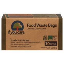 If You Care Bag Food Wste 3gal Cmpstb - 30 Ct