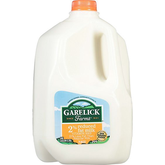 slide 1 of 10, Garelick Farms 2% Reduced Fat With Vitamin A And D Milk Jug - 1 Gallon, 1 gal
