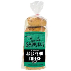 Gabriels Bakery Jalapeno Cheese Bagel - 24 Oz