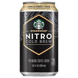 Starbucks Nitro Cold Brew Vanilla - 9.6 Fz