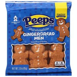 Peeps 6ct Gingerbread Flvrd Marshmallow - 3 Oz