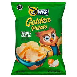 Wise Onion & Garlic Potato Chip 7.5oz - 7.5 Oz