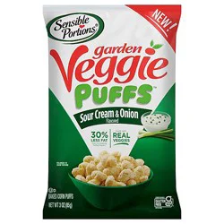 Sensible Portions Sour Cream Garden Veggie Puffs - 3 Oz