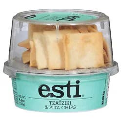 Esti Foods Tzatziki & Pita Chips - 4.6 Oz