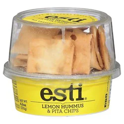 Esti Foods Lemon Hummus & Pita Chips - 4.6 Oz