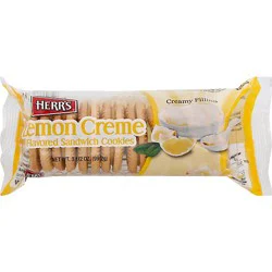 Herrs Lemon Creme Sandwich Cookies - 3.5 Oz