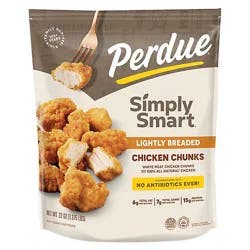 Perdue Lightly Breaded Chicken Breast Chunks Fully Cooked Frozen Meal - 22 Oz