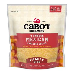Cabot 4 Cheese Mexican Shredded Cheese - 2 Lb