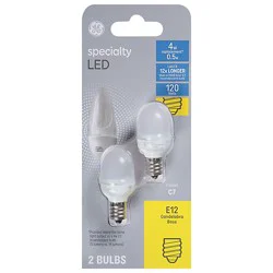 Ge .5w Led White Nightlight - 2 Ct