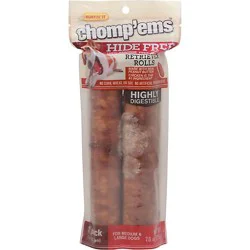 Chomp'ems Hide Free Peanut Butter Rolls - 2 Ct