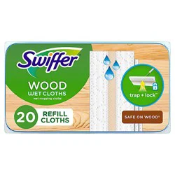 Swiffer Sweeper Wet Wood Floor Mopping Cloths - 20 Ct