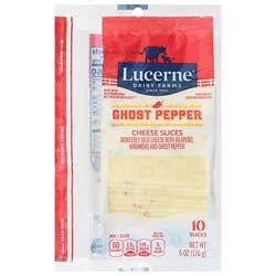 Lucerne Cheese Ghost Pepper Sliced - 6 Oz