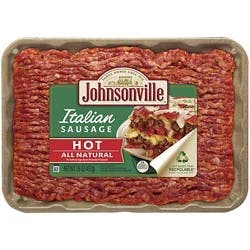 Johnsonville Uncooked Hot Italian Pork Sausage - 16 Oz