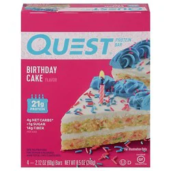 Quest Bar Birthday Cake - 4-2.12 Oz