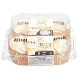 Antonina's Gluten Free Yellow Decorated Cupcakes - 10.5 Oz