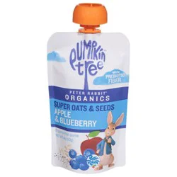 Peter Rabbit Organics Super Oats And Seeds Apple & Blueberry Baby Food - 4 Oz