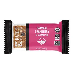 Kate's Real Food Oatmeal Cranberry & Almond Bar - 2.2 Oz