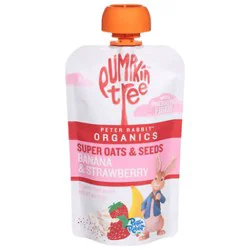 Peter Rabbit Organics Super Oats And Seeds Banana & Strawberry Baby Food - 4 Oz