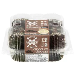 Antonina's Gluten Free Double Chocolate Decorated Cupcakes - 10.5 Oz